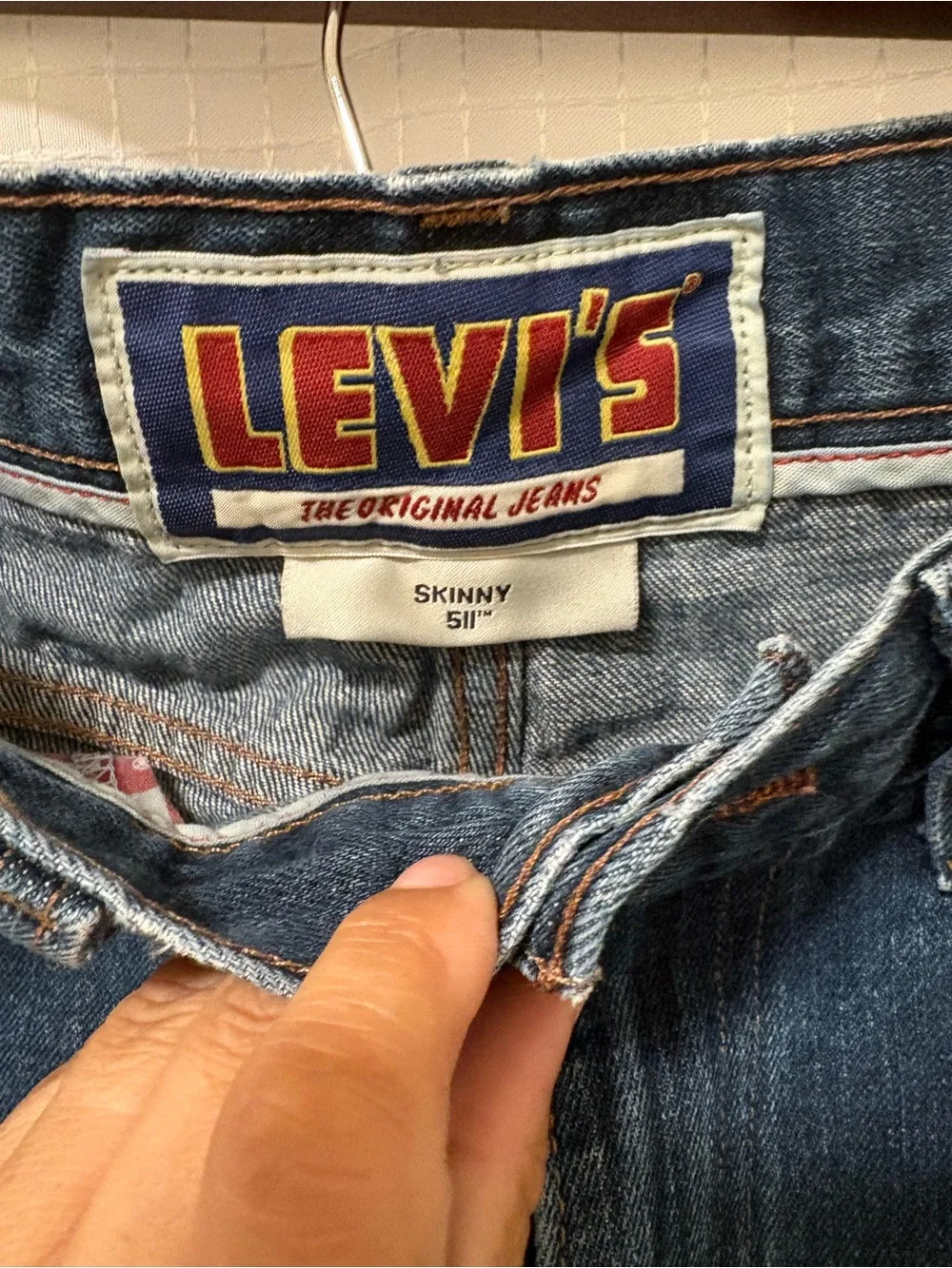 Levi's Men's Classic Blue Straight Jeans